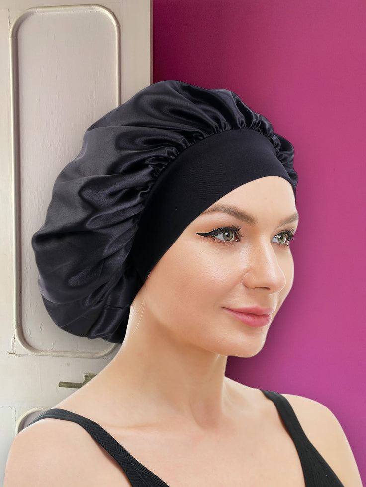 Bonnet en Satin Doux - Soin et Elegance pour des Cheveux Sublimes