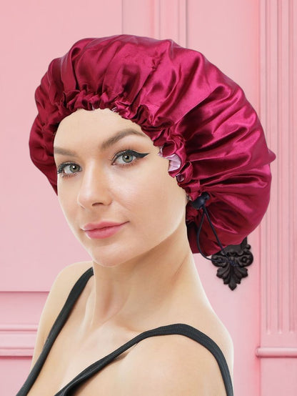 Bonnet en Satin Doux - Soin et Elegance pour des Cheveux Sublimes